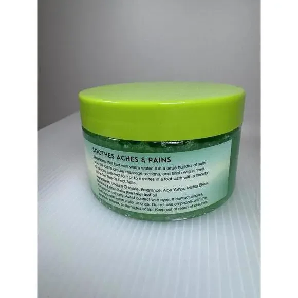 Natural Tea Tree Oil Foot Salts - Soothing Relief - Picture 2 of 2